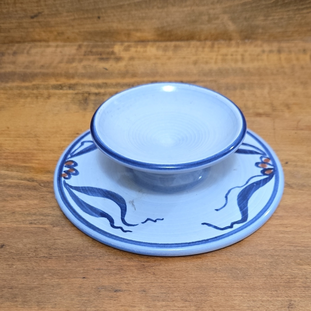 Pottery Pillar Candle Holder